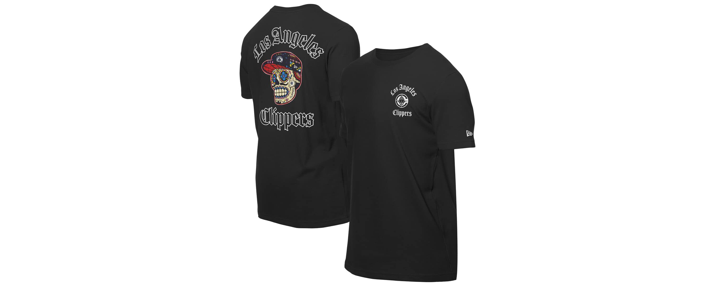 Los Angeles Clippers NBA LA Clippers Sugar Skulls T-Shirt