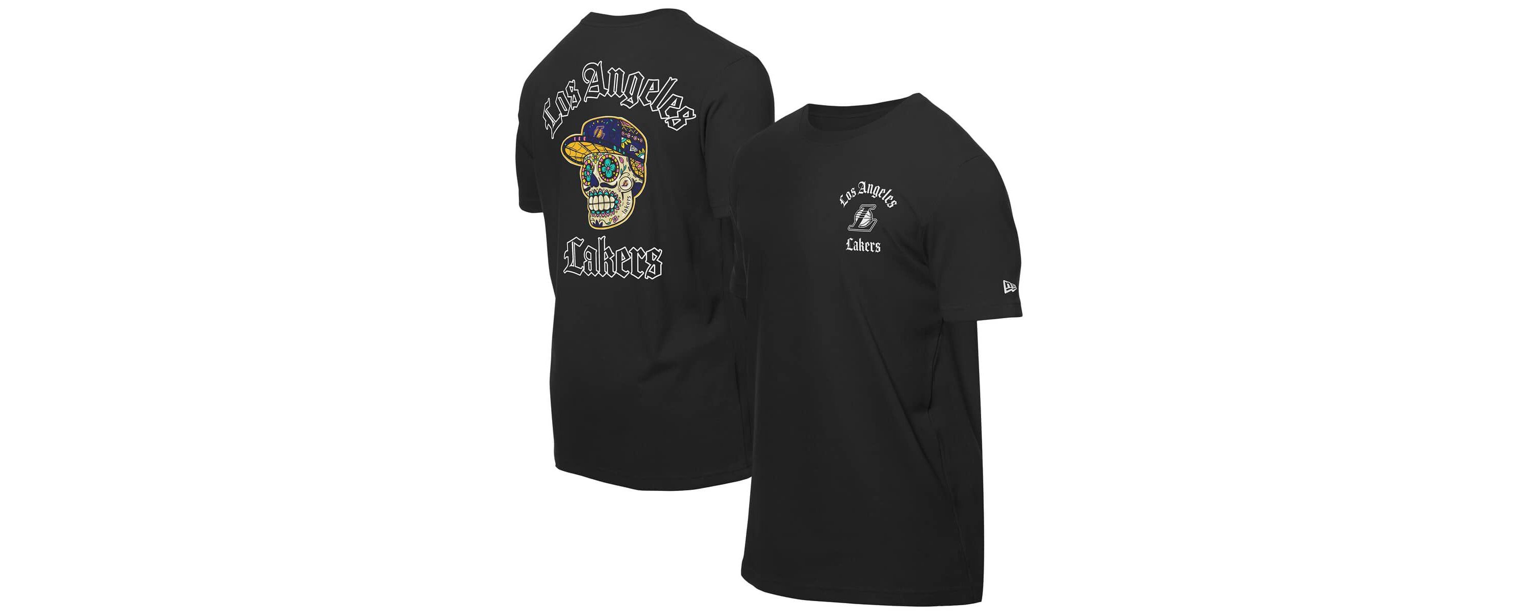 NBA Los Angeles Lakers Sugar Skulls T-Shirt