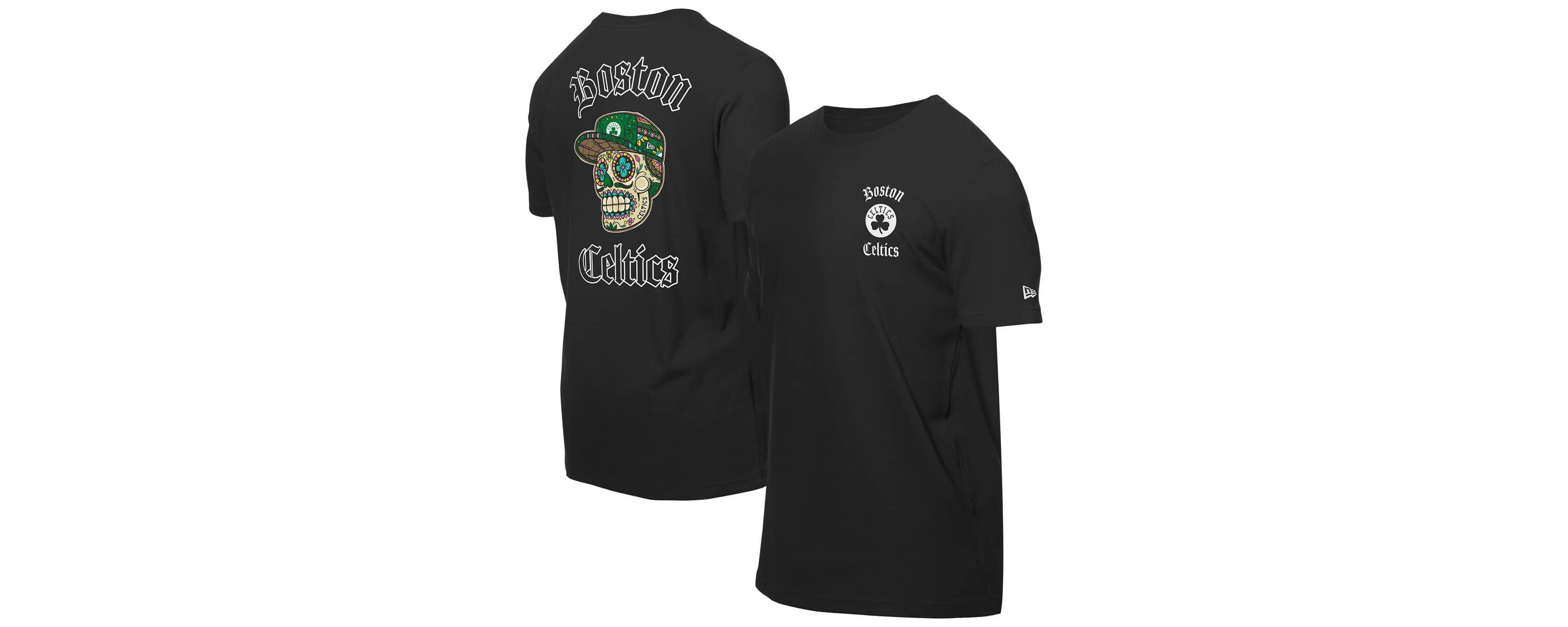 NBA Boston Celtics Sugar Skulls T-Shirt