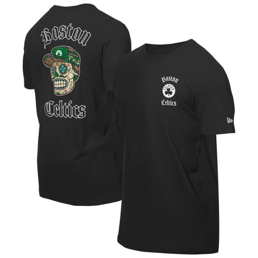 NBA Boston Celtics Sugar Skulls T-Shirt