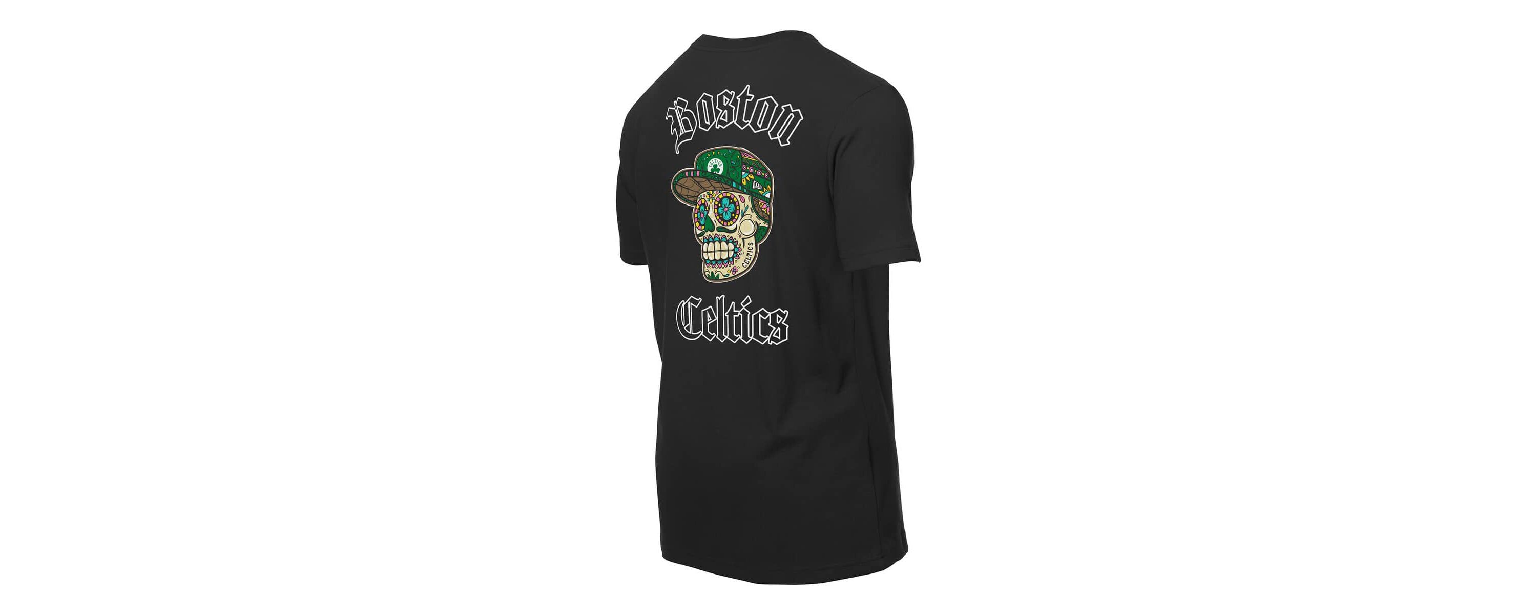 NBA Boston Celtics Sugar Skulls T-Shirt
