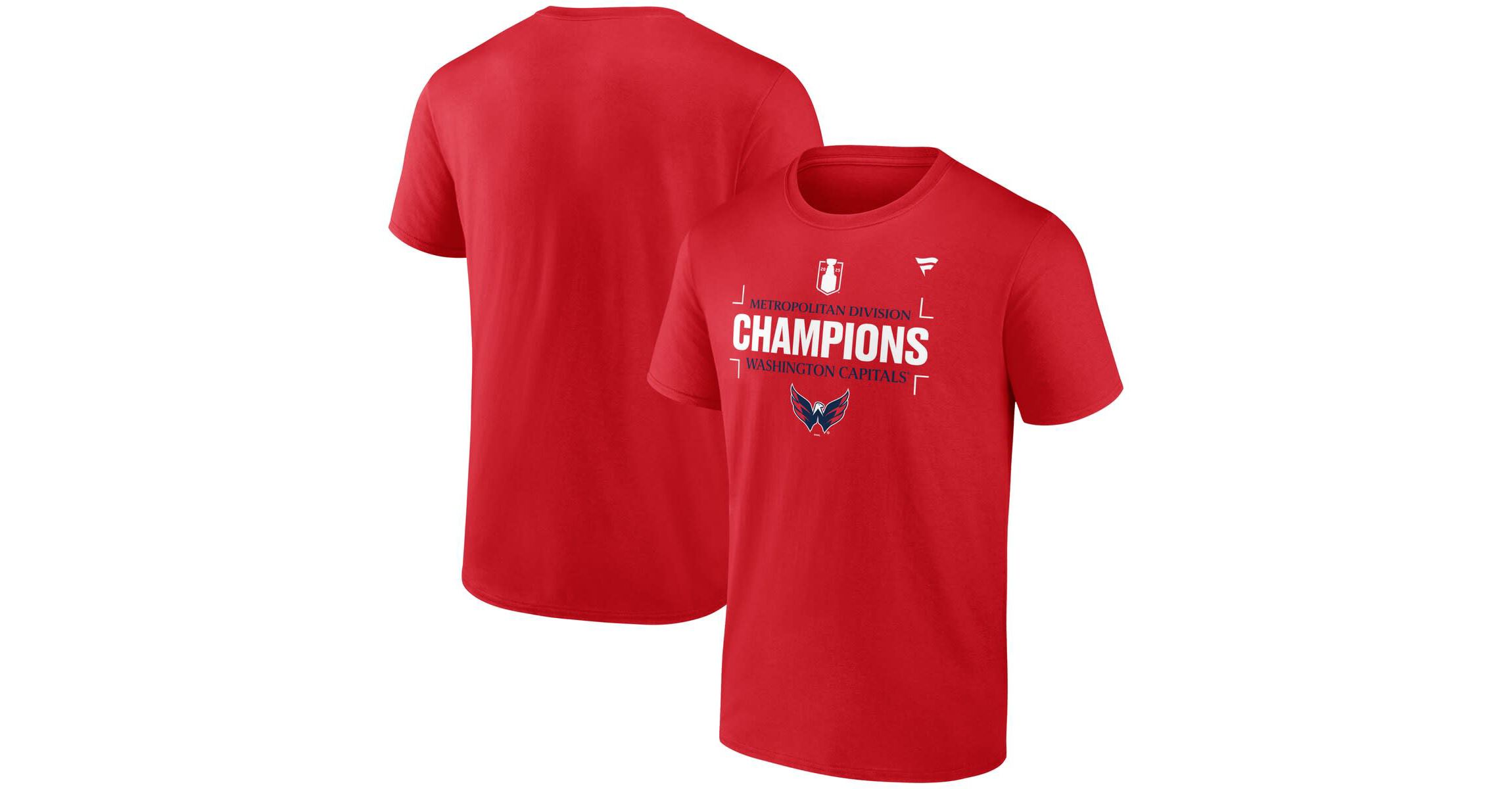 NHL Fanatics Washington Capitals 2025 Metropolitan Division s T-Shirt