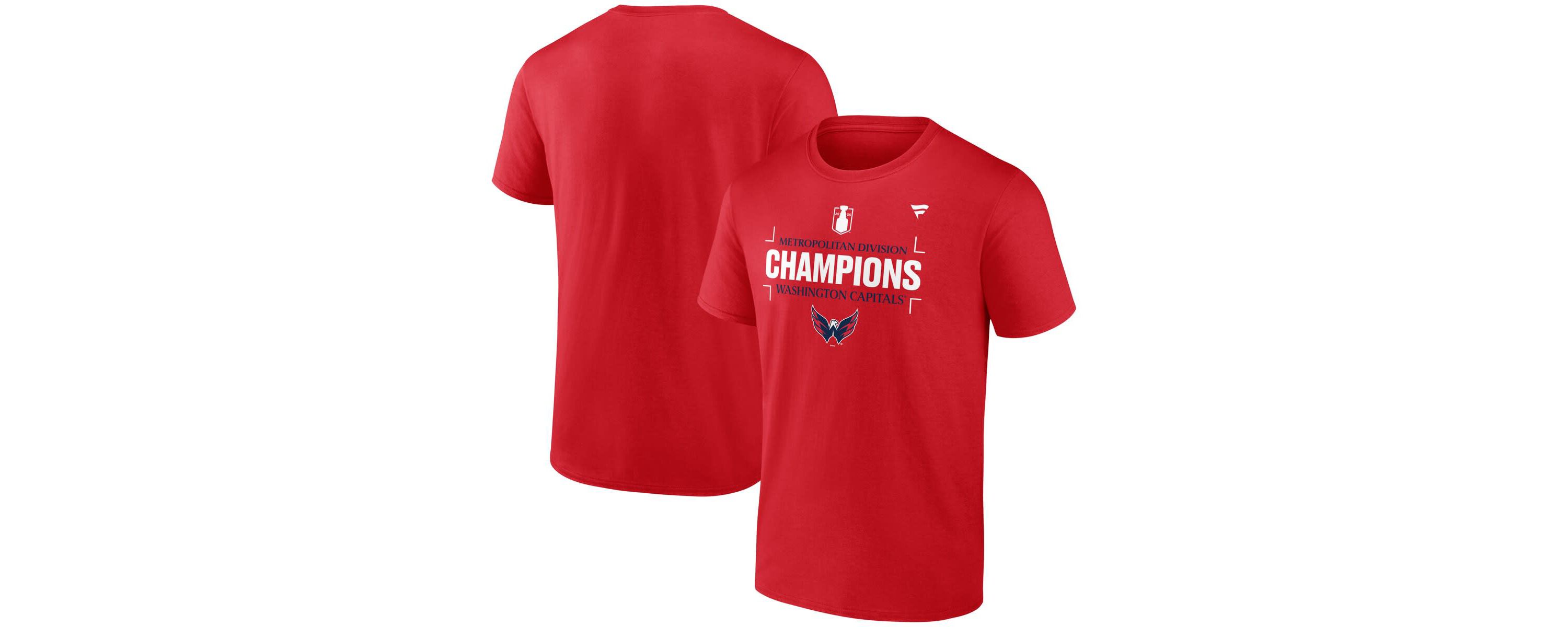 NHL Fanatics Washington Capitals 2025 Metropolitan Division s T-Shirt