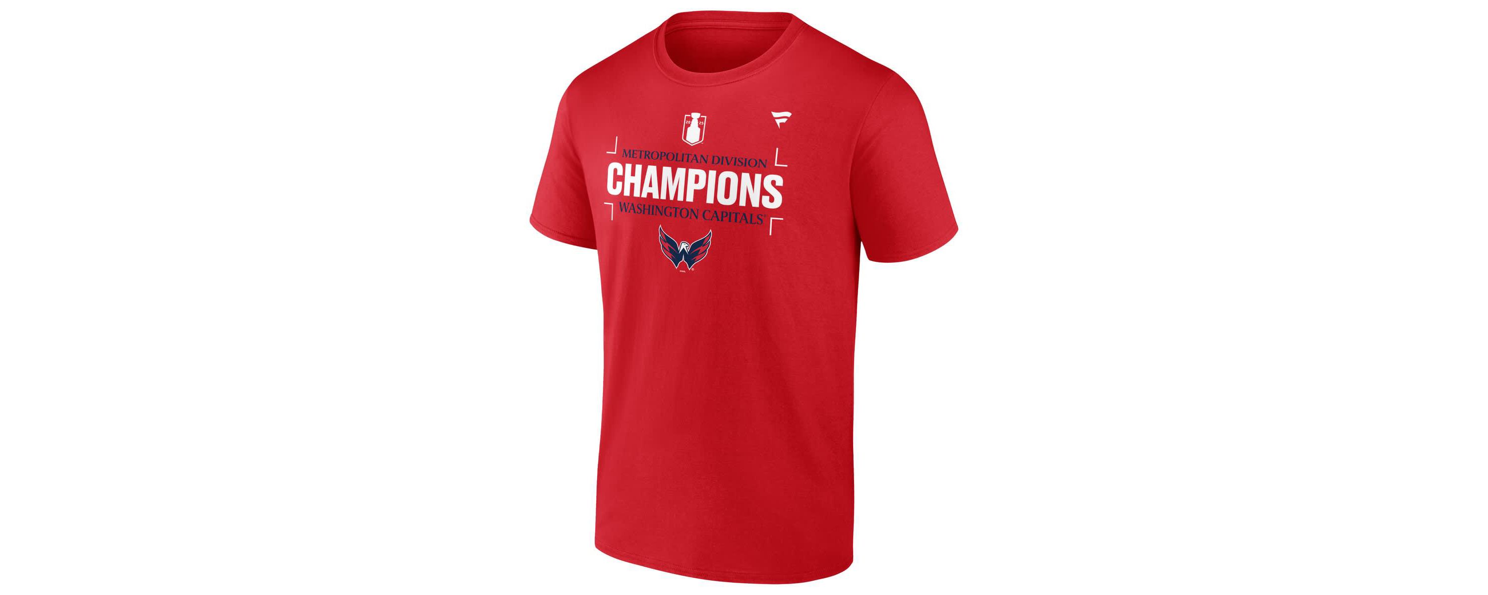 NHL Fanatics Washington Capitals 2025 Metropolitan Division s T-Shirt