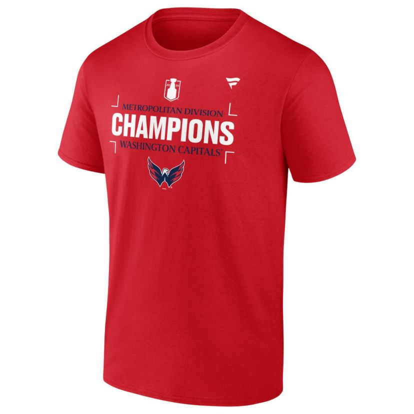 NHL Fanatics Washington Capitals 2025 Metropolitan Division s T-Shirt