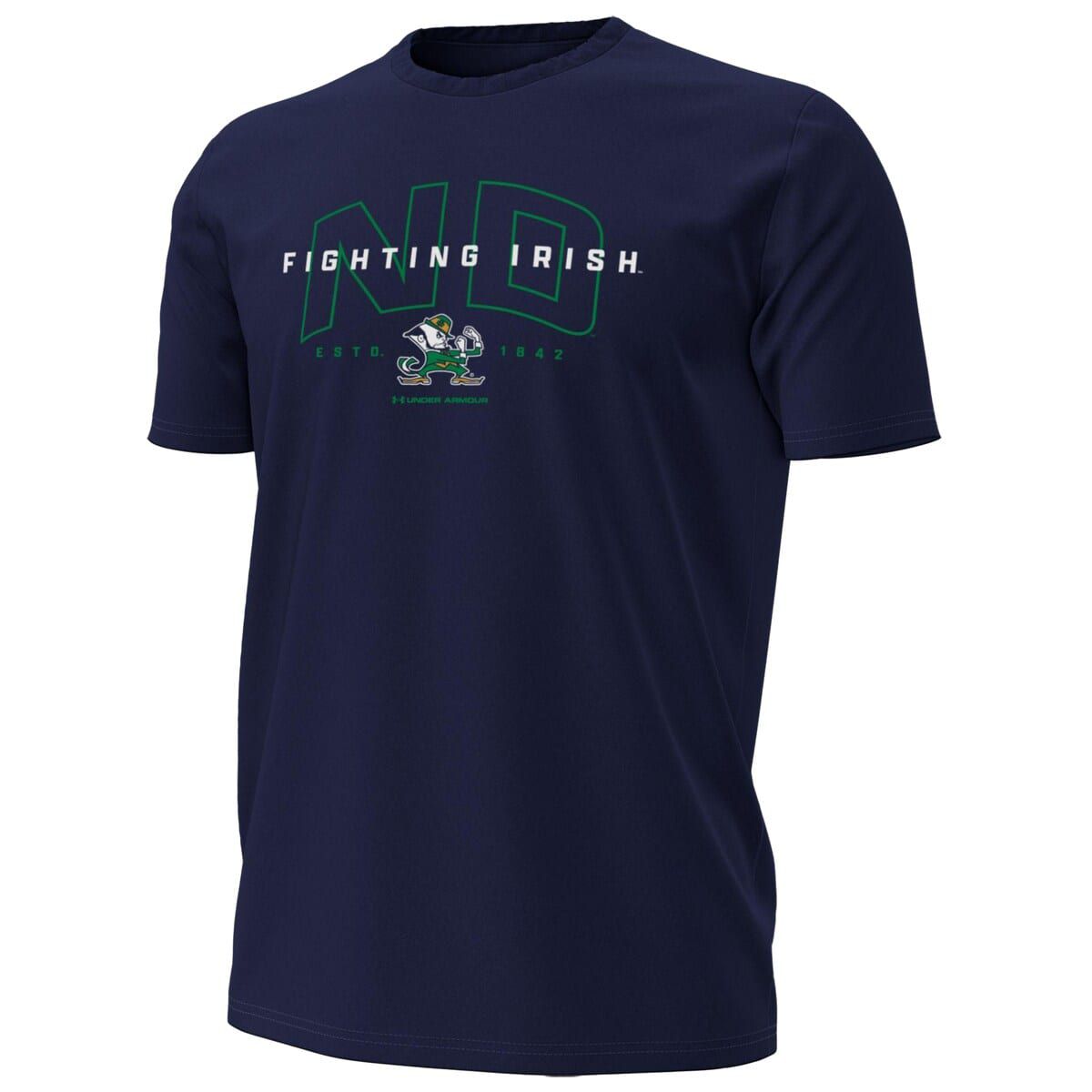 NCAA Under Armour Notre Dame Fighting Irish Overlay Performance T-Shirt