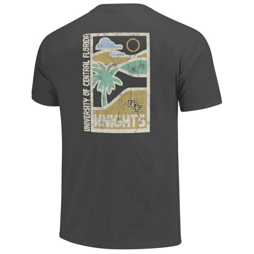 NCAA UCF Knights Minimal Vista Distressed Graphics T-Shirt