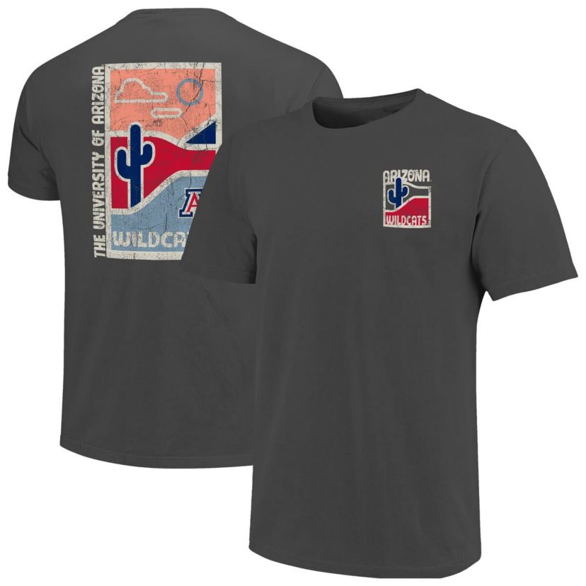 NCAA Arizona Wildcats Minimal Vista Distressed Graphics T-Shirt
