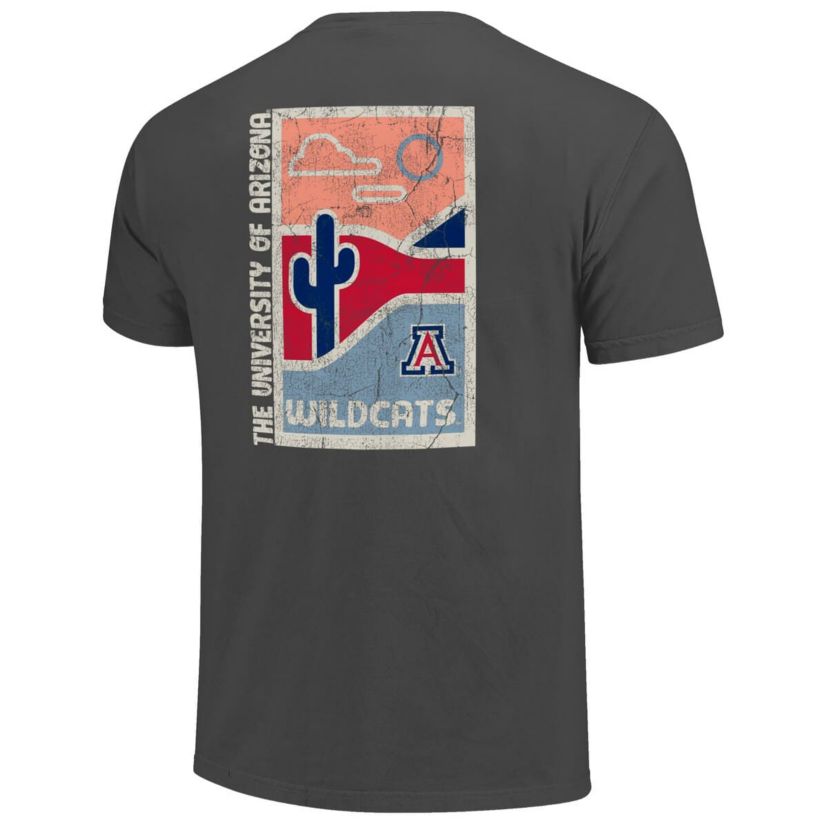 NCAA Arizona Wildcats Minimal Vista Distressed Graphics T-Shirt