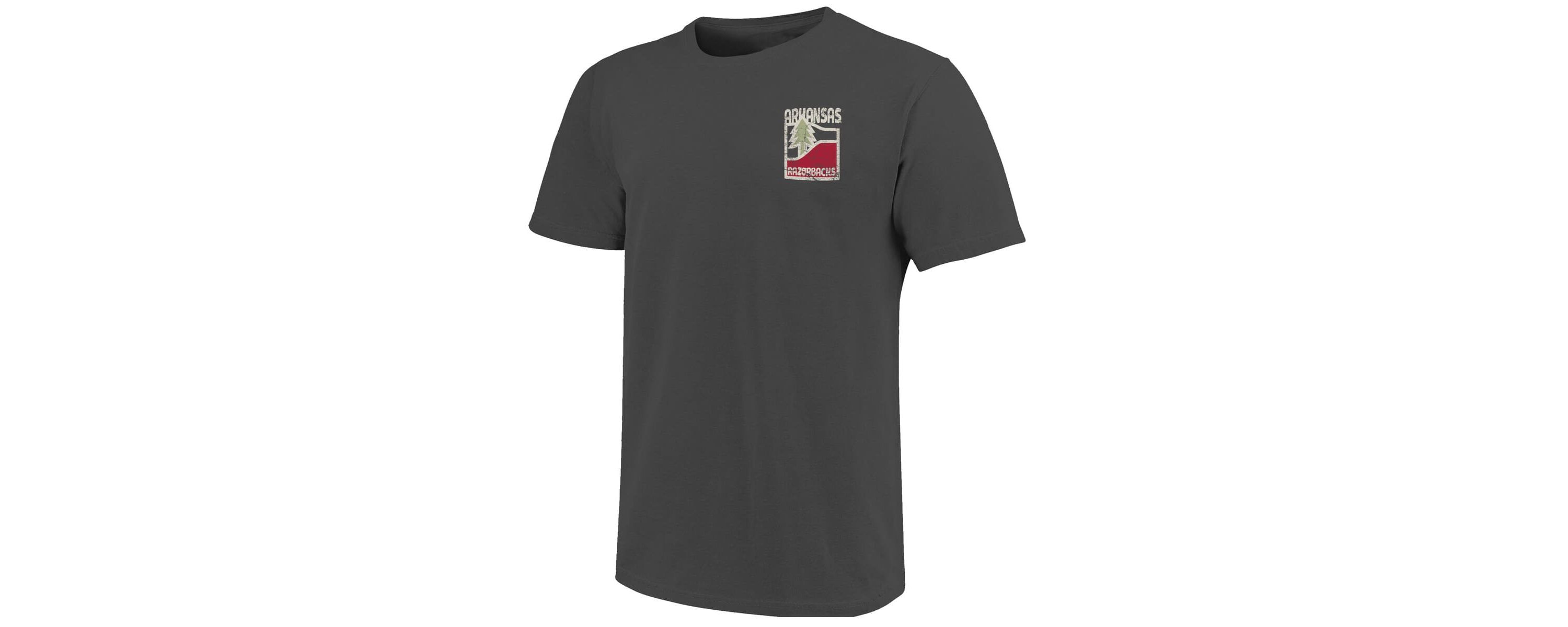NCAA Arkansas Razorbacks Minimal Vista Distressed Graphics T-Shirt