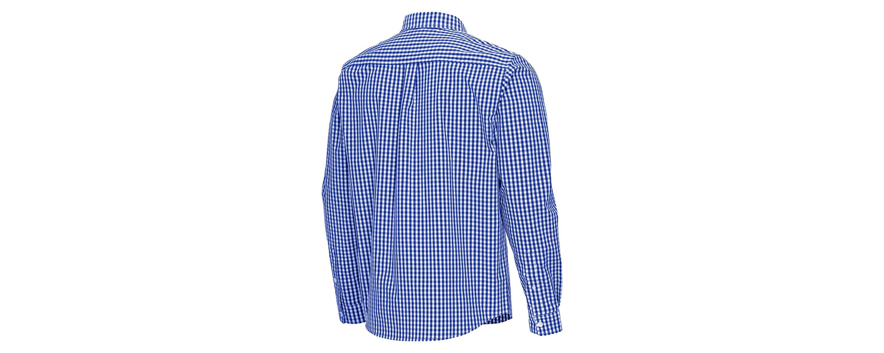 NBA New York Knicks Ellis Woven Tri-Blend Button-Down Shirt