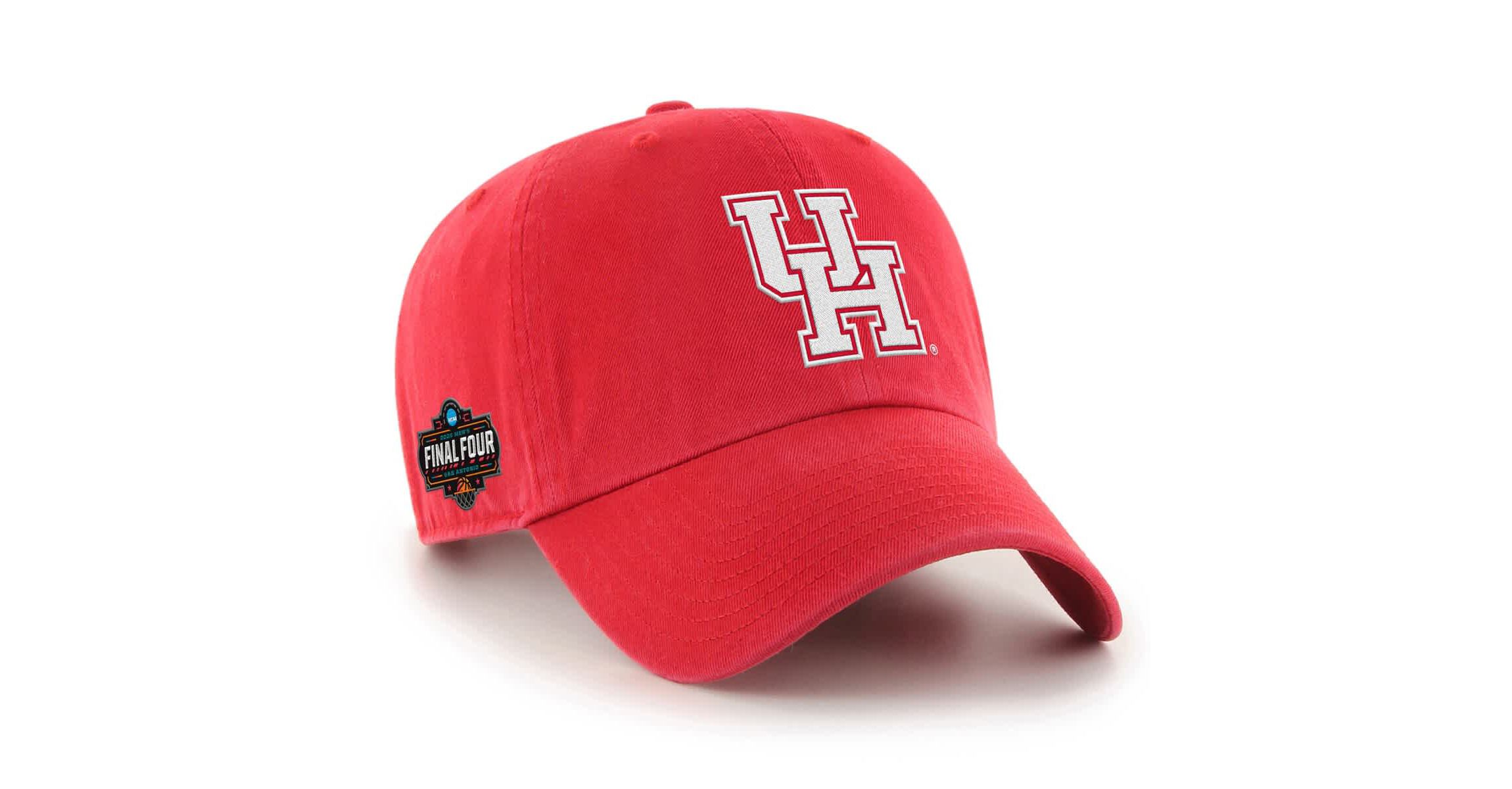 NCAA Houston Cougars 2025 NCAA Basketball Tournament March Madness Final Four Clean Up Adjustable Hat