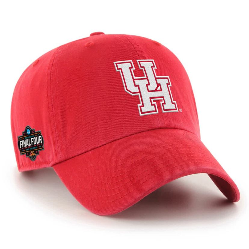 NCAA Houston Cougars 2025 NCAA Basketball Tournament March Madness Final Four Clean Up Adjustable Hat