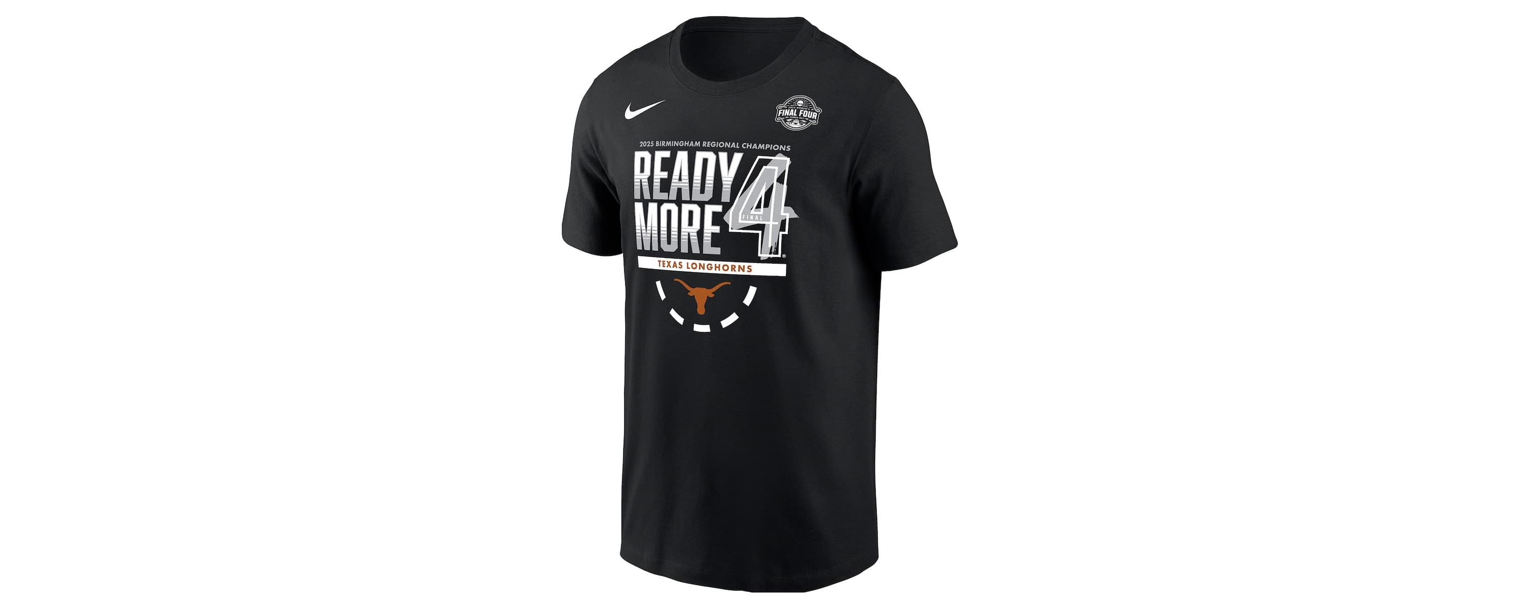 NCAA Nike Texas Longhorns 2025 NCAA Basketball Tournament March Madness Final Four Regional s Locker Room T-Shirt
