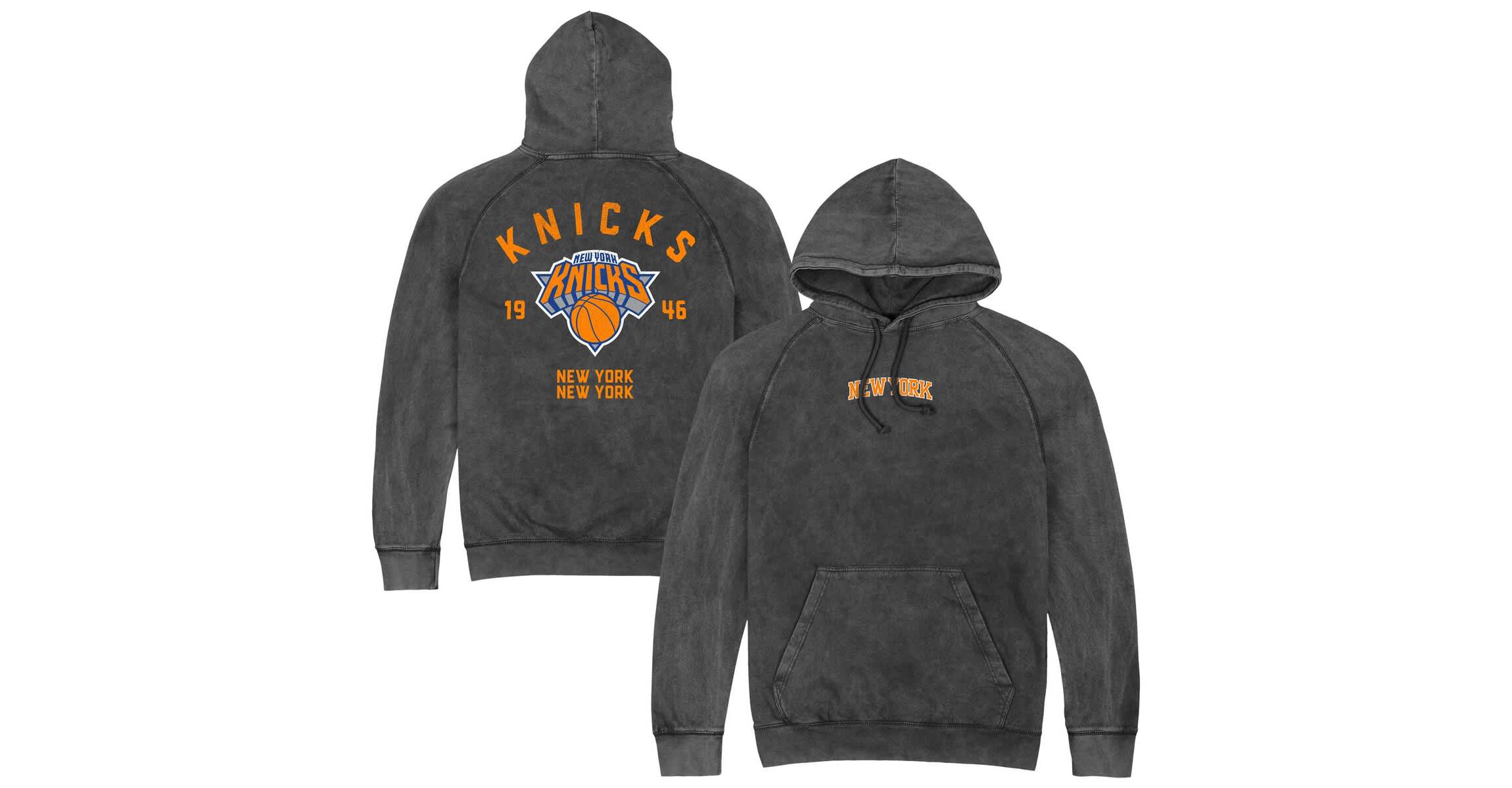 NBA New York Knicks Vintage Raglan Pullover Hoodie