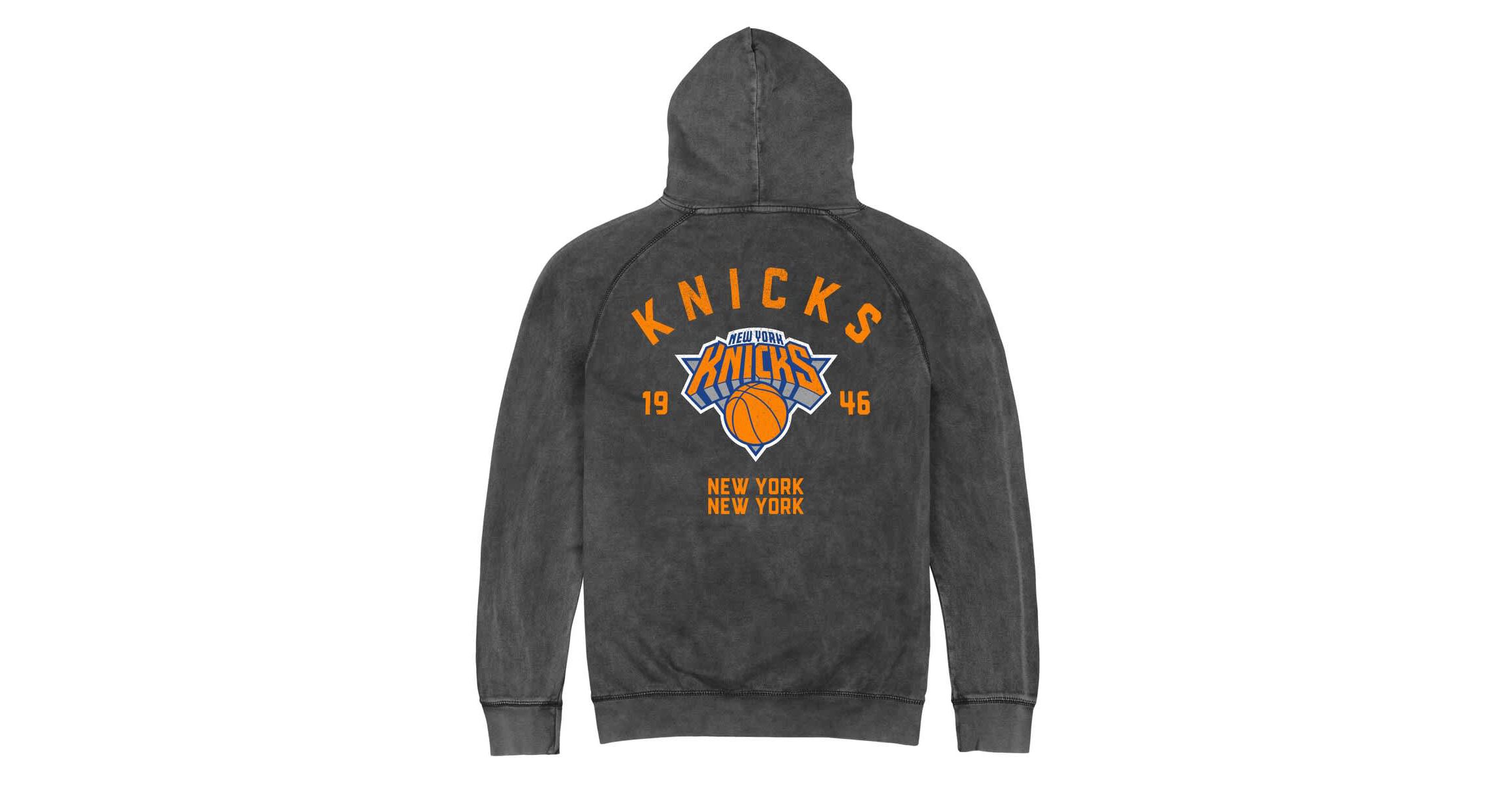 NBA New York Knicks Vintage Raglan Pullover Hoodie