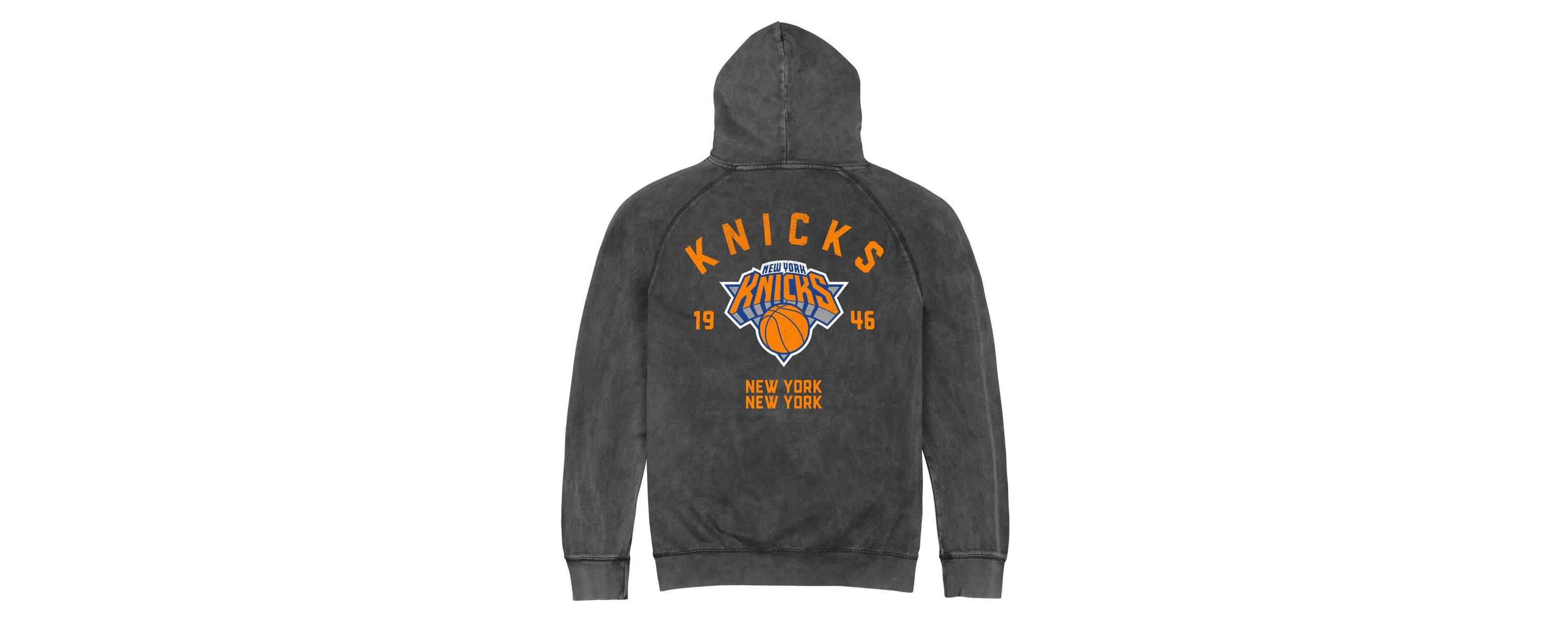 NBA New York Knicks Vintage Raglan Pullover Hoodie