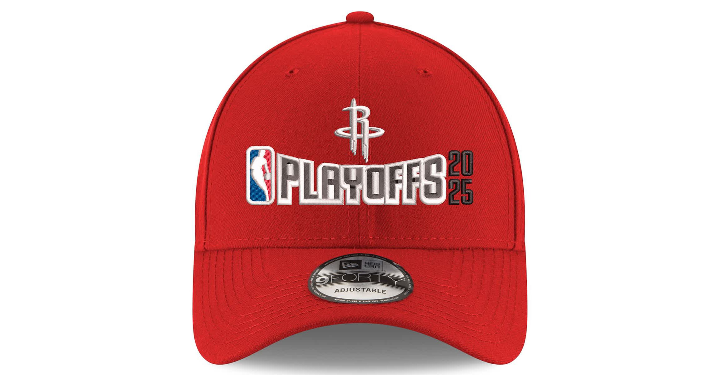 NBA Houston Rockets 2025 NBA Playoffs 9FORTY Adjustable Hat