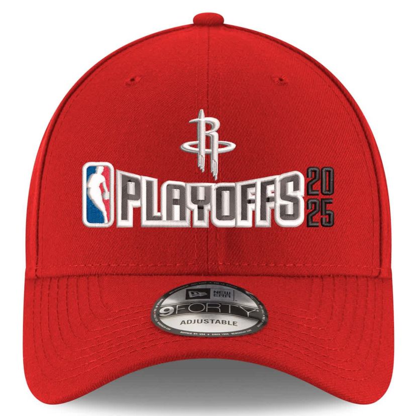 NBA Houston Rockets 2025 NBA Playoffs 9FORTY Adjustable Hat