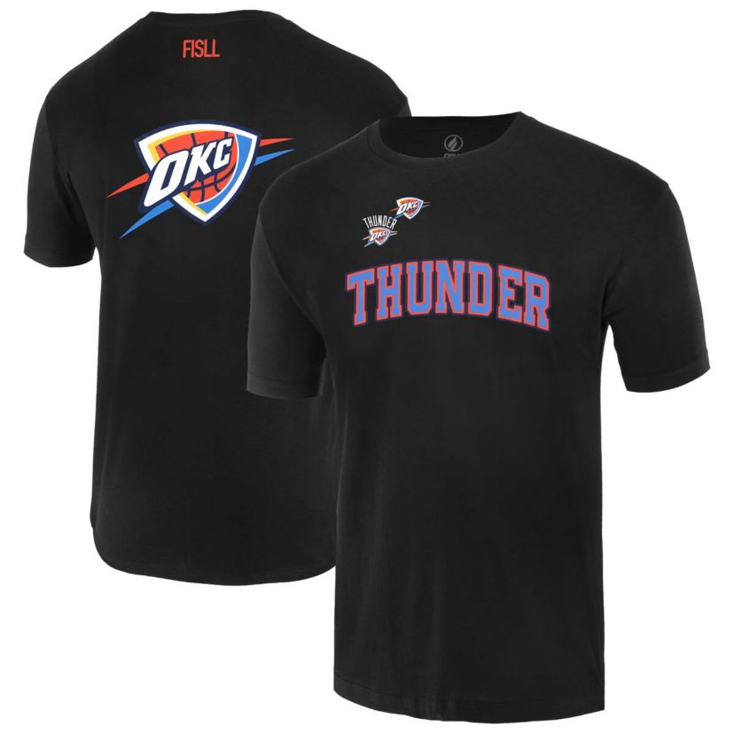 NBA Unisex Oklahoma City Thunder Oversize Logo T-Shirt