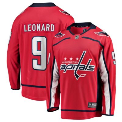 Men's NHL Fanatics Ryan Leonard Washington Capitals Home Breakaway Jersey