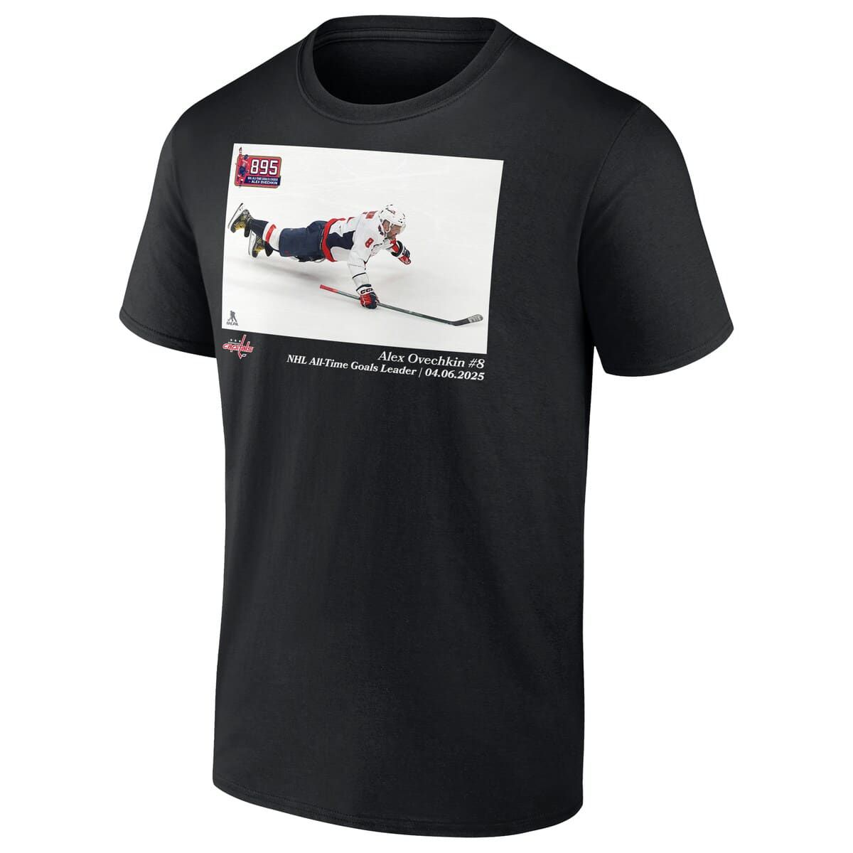 NHL Alexander Ovechkin Washington Capitals NHL All-Time Goals Leader T-Shirt