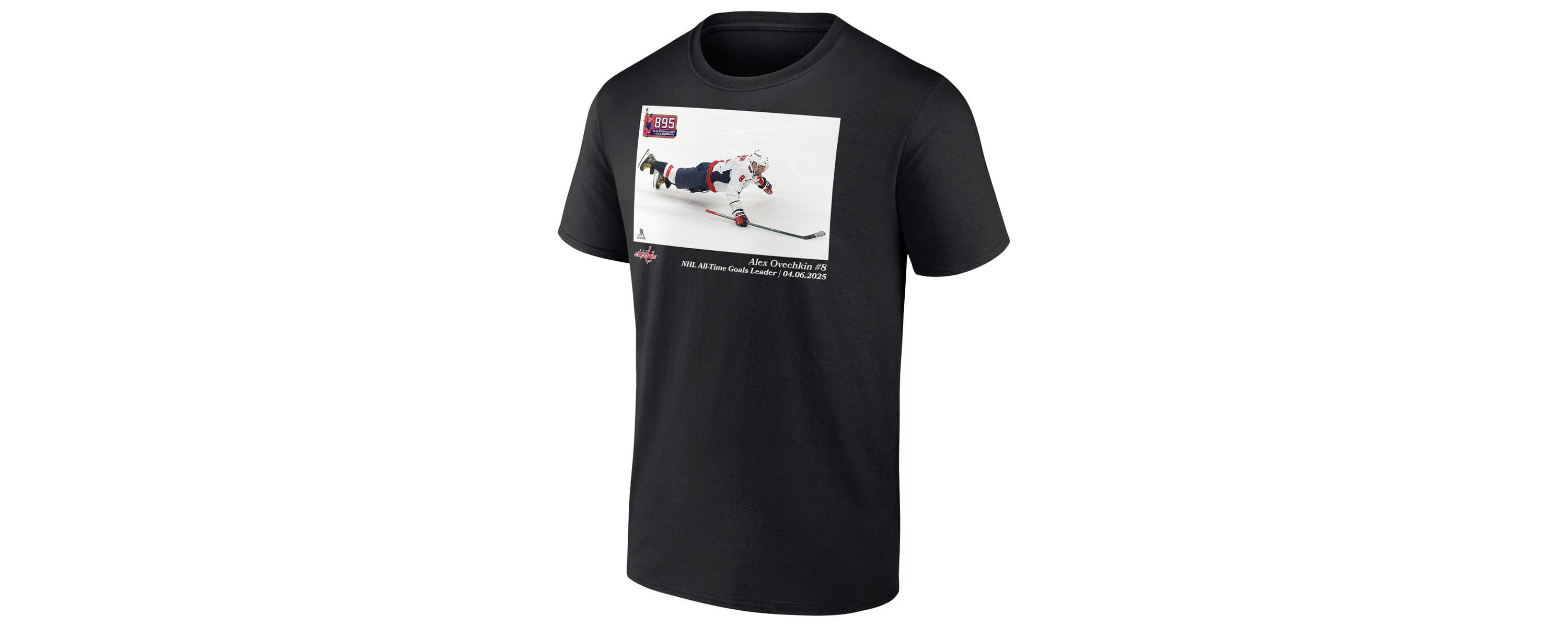 NHL Alexander Ovechkin Washington Capitals NHL All-Time Goals Leader T-Shirt