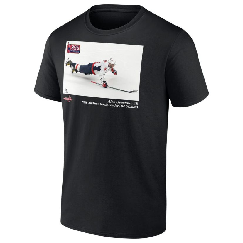 NHL Alexander Ovechkin Washington Capitals NHL All-Time Goals Leader T-Shirt