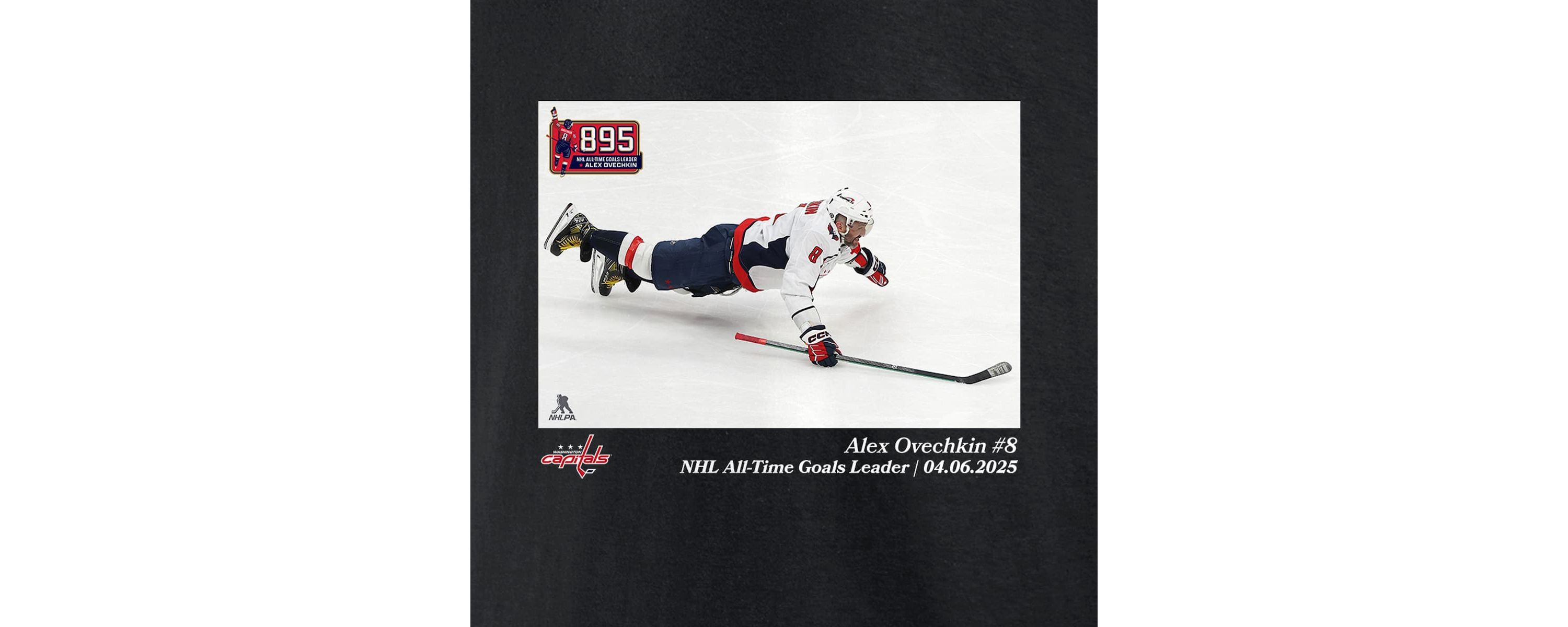 NHL Alexander Ovechkin Washington Capitals NHL All-Time Goals Leader T-Shirt