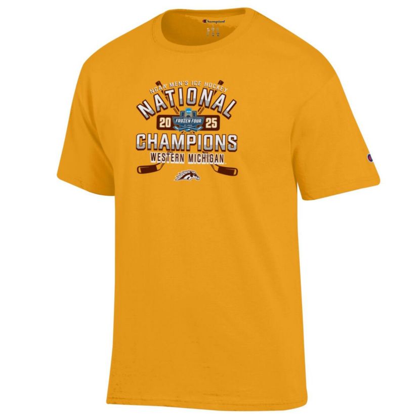 NCAA Unisex Western Michigan Broncos 2025 NCAA Frozen Four Ice Hockey National s T-Shirt