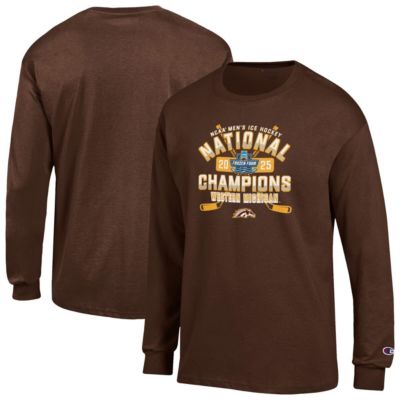 Champion NCAA Unisex Western Michigan Broncos 2025 NCAA Frozen Four Ice Hockey National s Long Sleeve TShirt