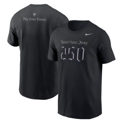 Men's Army Black Knights NCAA Nike Army Knights Army 250 Collection T-Shirt