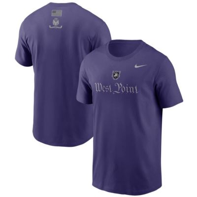 Men's Army Black Knights NCAA Nike Army Knights Army 250 Collection Dri-FIT Legend T-Shirt, Purple, XL