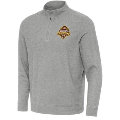 Antigua Mens NCAA Western Michigan Broncos 2025 NCAA Frozen Four Ice Hockey National s Subtle QuarterZip Top