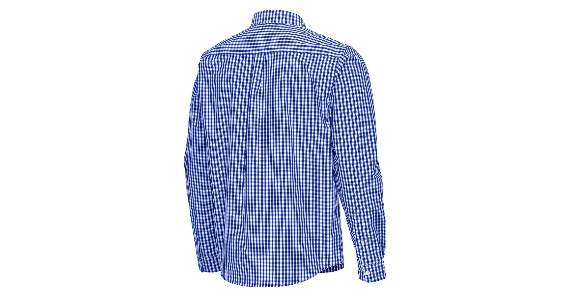 NCAA Kentucky Wildcats Ellis Woven Tri-Blend Long Sleeve Button-Down Shirt