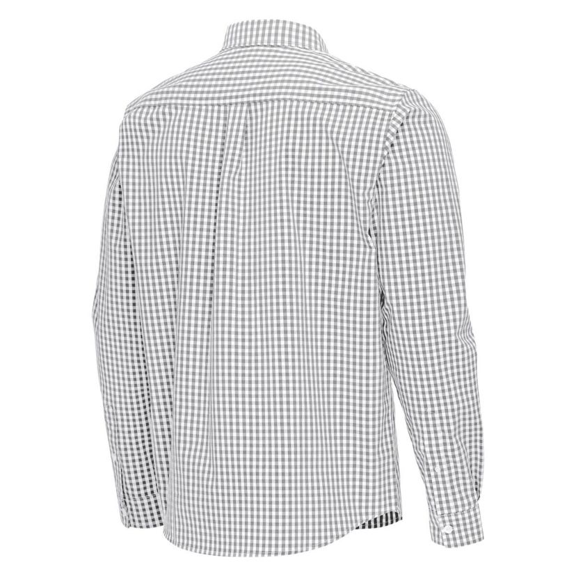 NCAA NC State Wolfpack Ellis Woven Tri-Blend Long Sleeve Button-Down Shirt