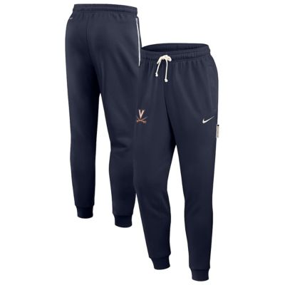 Men's NCAA Nike Virginia Cavaliers 2025 Sideline Standard Issue Dri-FIT Taper Sweatpants, Navy Blue, 3XL