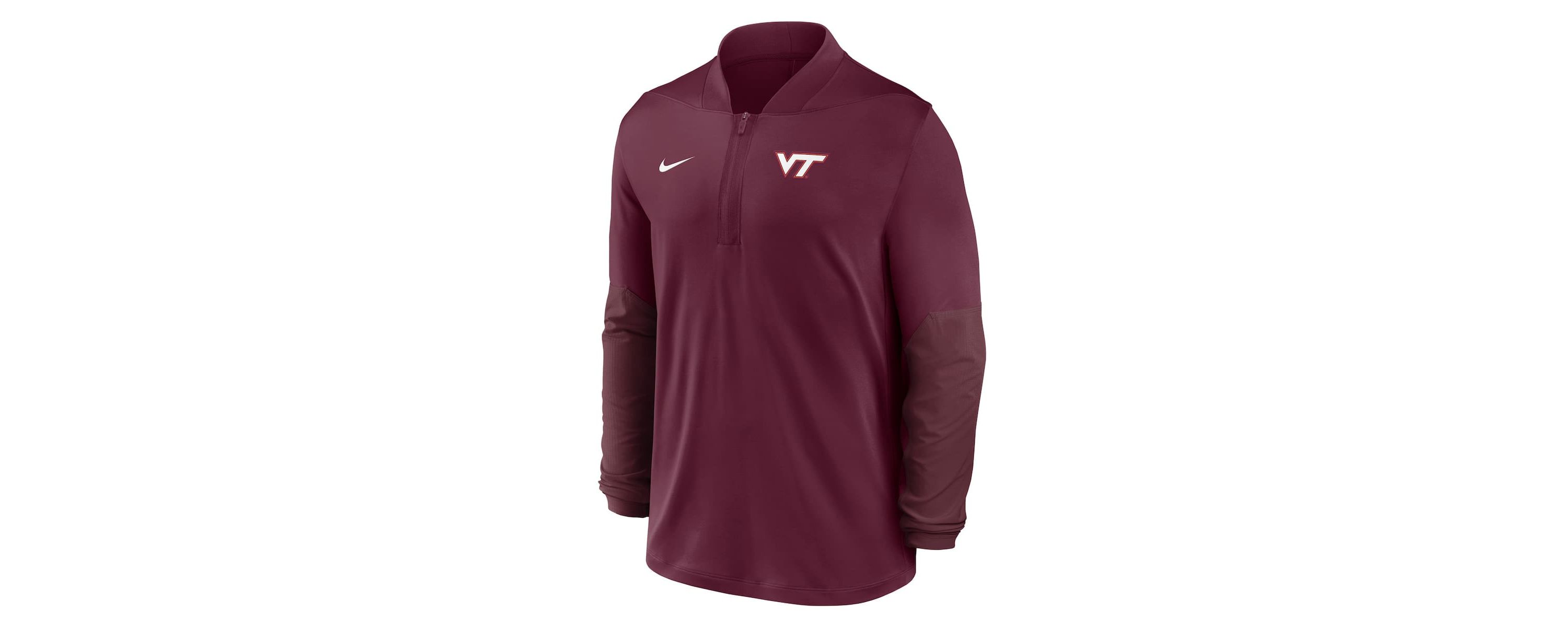 NCAA Nike Virginia Tech Hokies Dri-FIT Half-Zip Pullover