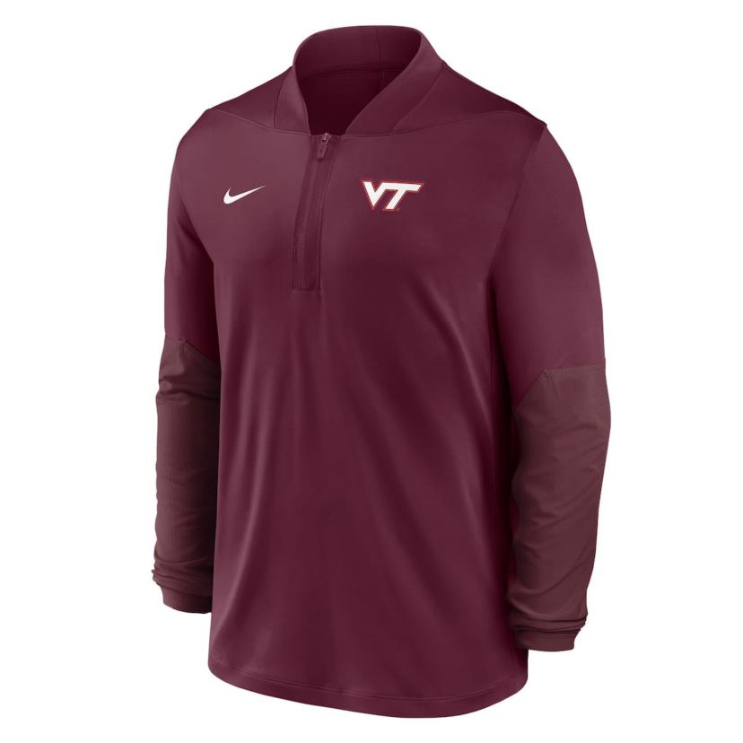 NCAA Nike Virginia Tech Hokies Dri-FIT Half-Zip Pullover