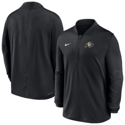Men's NCAA Nike Colorado Buffaloes Dri-FIT Half-Zip Pullover, Black, 3XL
