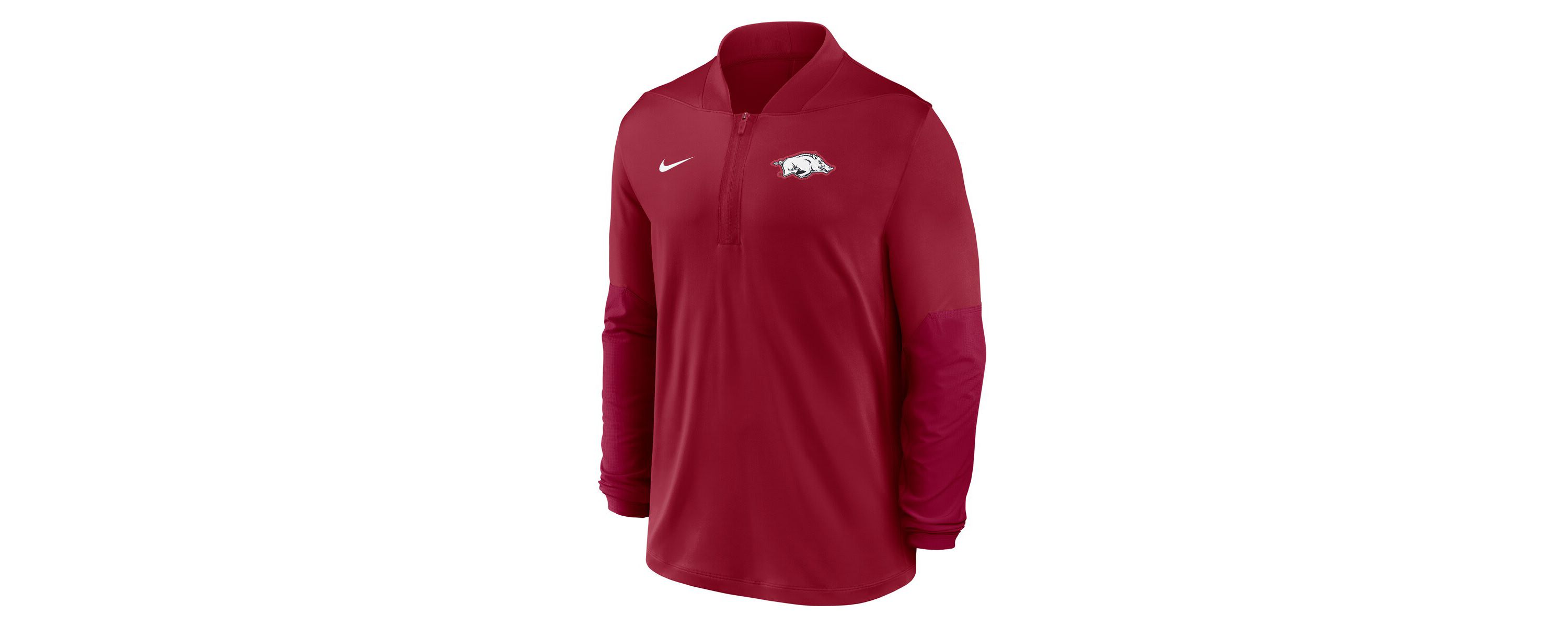 NCAA Nike Arkansas Razorbacks Dri-FIT Half-Zip Pullover
