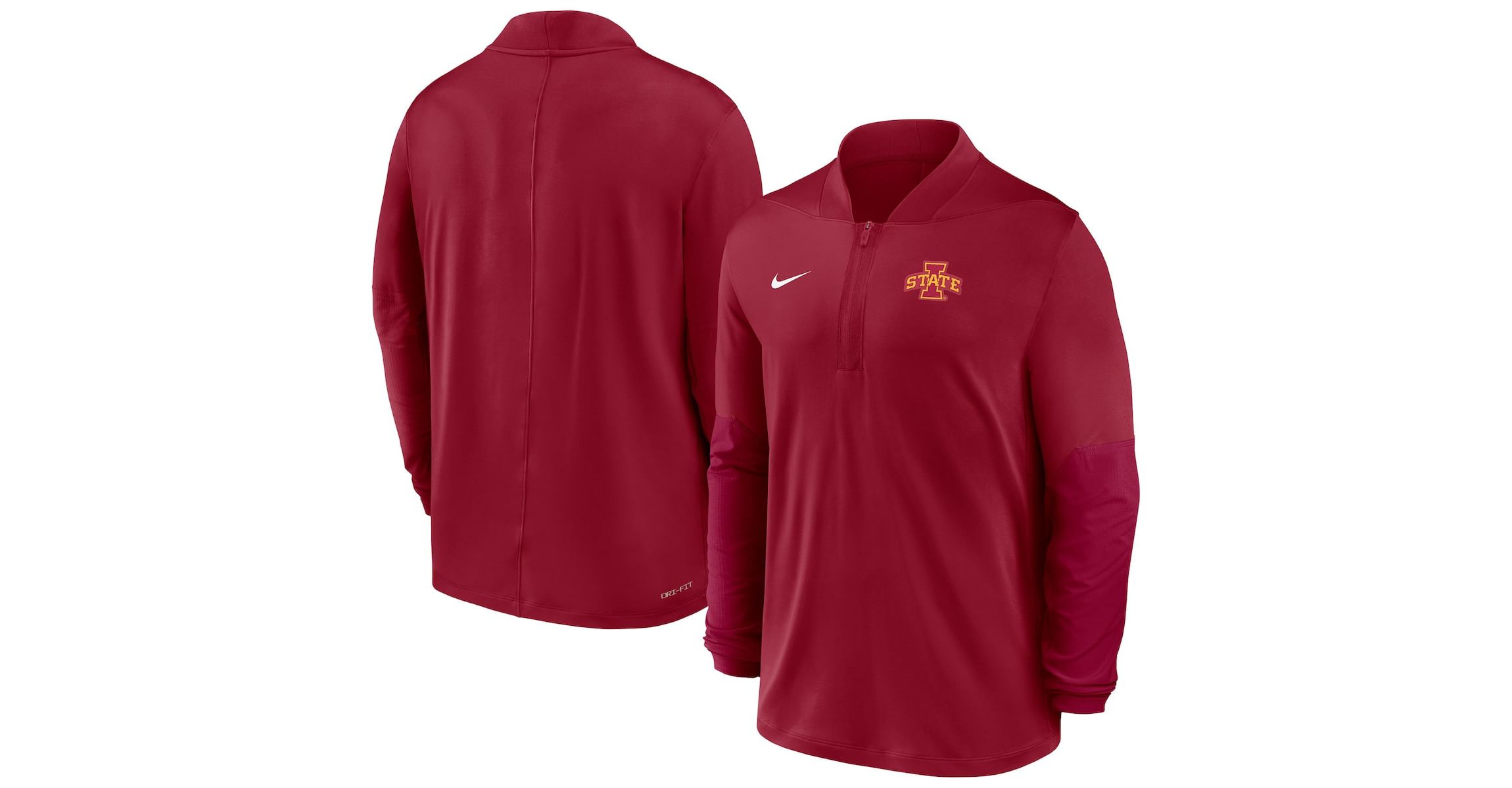 NCAA Nike Iowa State Cyclones Dri-FIT Half-Zip Pullover