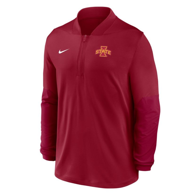 NCAA Nike Iowa State Cyclones Dri-FIT Half-Zip Pullover