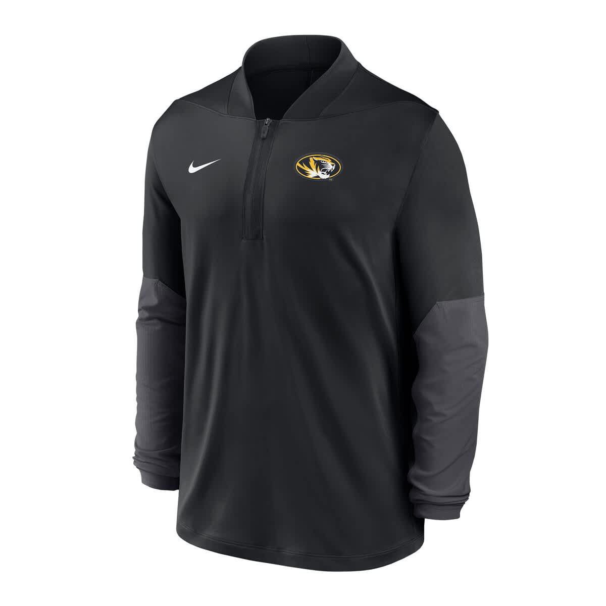 NCAA Nike Missouri Tigers Dri-FIT Half-Zip Pullover