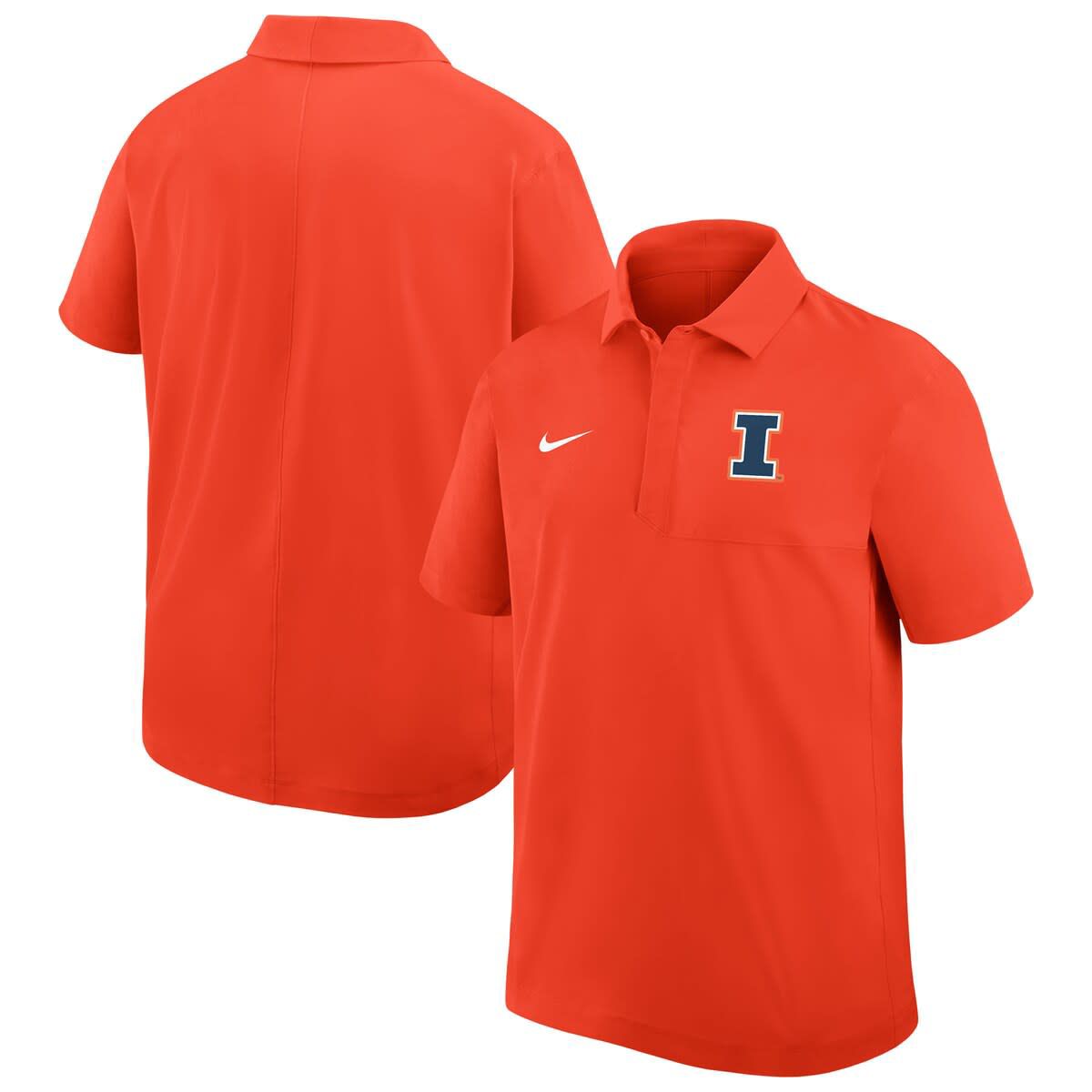 NCAA Nike Illinois Fighting Illini Woven Polo