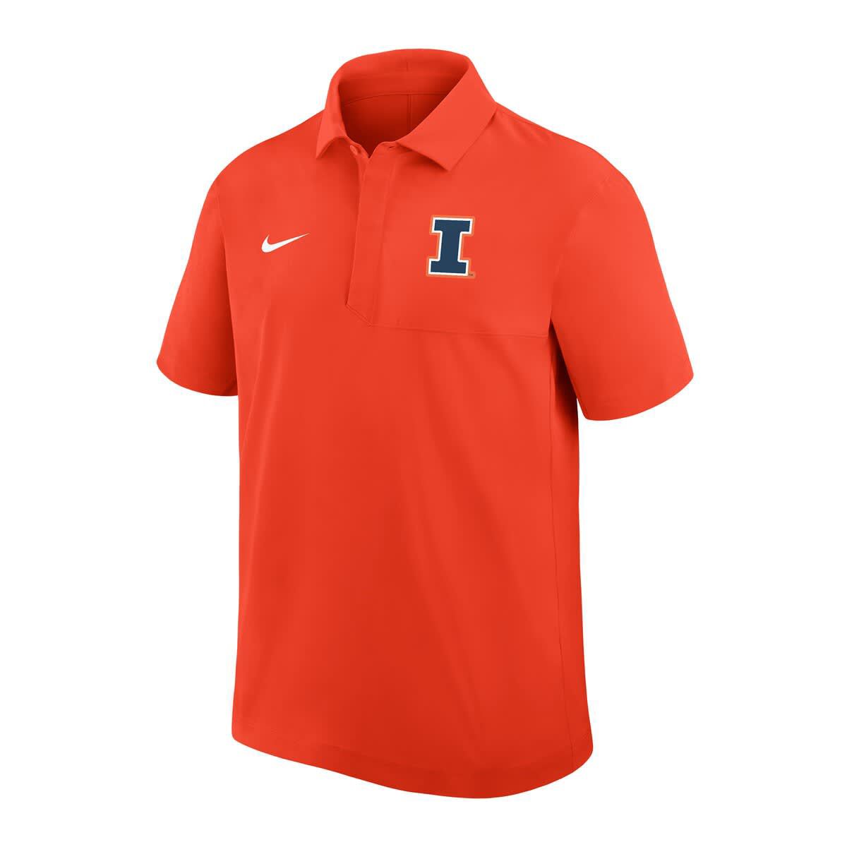 NCAA Nike Illinois Fighting Illini Woven Polo