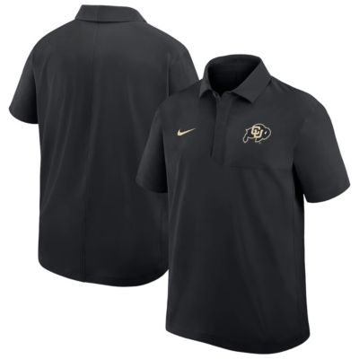Men's NCAA Nike Colorado Buffaloes Woven Polo, Black, 2XL
