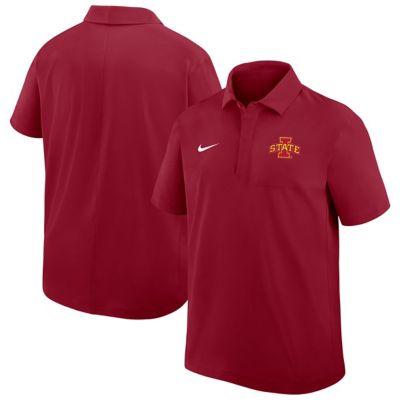 Men's NCAA Nike Iowa State Cyclones Woven Polo, Medium