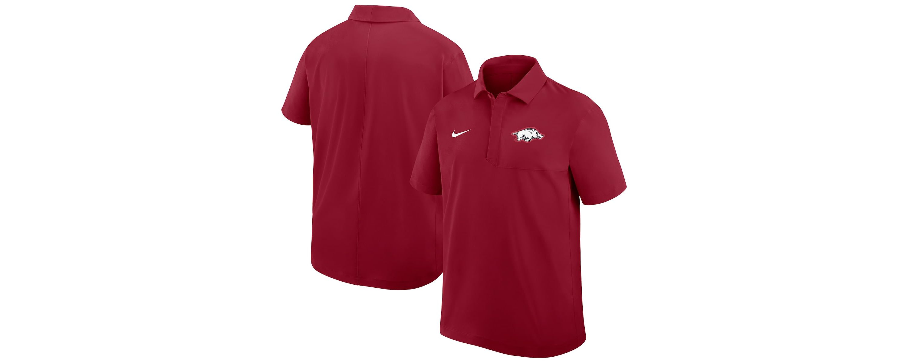 NCAA Nike Arkansas Razorbacks Woven Polo