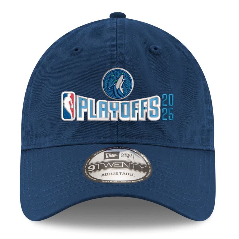 NBA Minnesota Timberwolves 2025 NBA Playoffs 9TWENTY Adjustable Hat